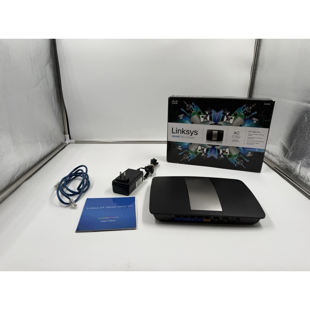 Linkys AC1750 Wifi Wireless Dual Band+ Router With Gigabit Smart‎ Wifi App